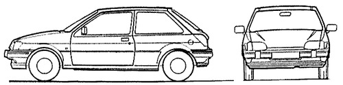 Ford Fiesta Mk.III 3-Door (1989)