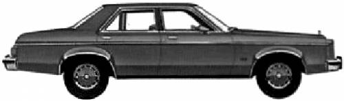 Ford Granada ESS 4-Door Sedan (1980)