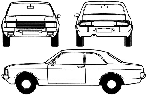 Ford Granada Mk.I 2-Door (1972)
