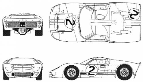 Ford GT40 Mk.II Le Mans (1966)