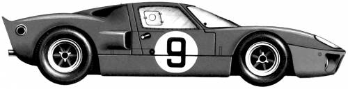 Ford GT 40 Le Mans (1968)