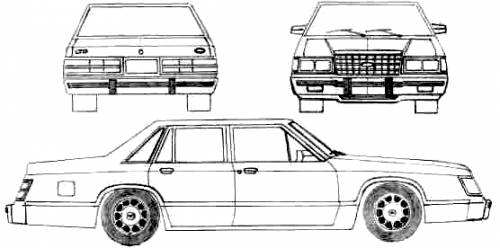 Ford LTD II 4-Door Sedan (1983)