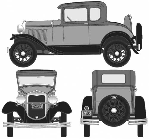 Ford Model A 5-Window Coupe (1930)