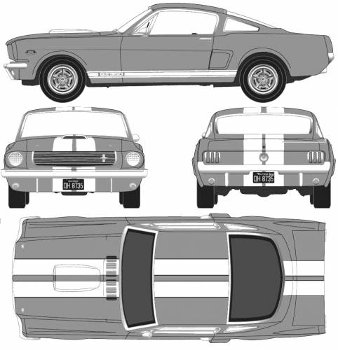 Ford Shelby Mustang GT350H (1966)
