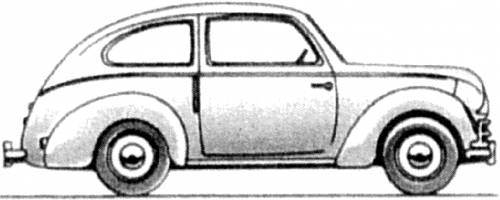 Ford Taunus 10M 2-Door G93A (1950)