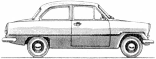 Ford Taunus 12M P1 2-Door (1957)