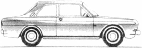 Ford Taunus 12M P6 2-Door (1967)