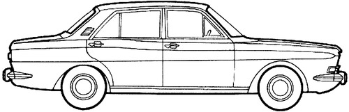 Ford Taunus 15M P6 4-Door (1967)