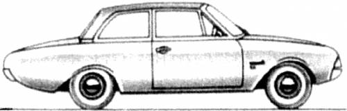 Ford Taunus 17M P3 2-Door (1963)