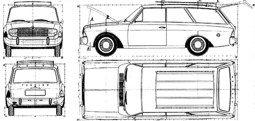 Ford Taunus 17M P5 Turnier (1964)