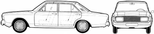 Ford Taunus 17M P7A 4-Door (1969)