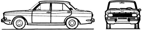 Ford Taunus P6 12M 4-Door (1969)