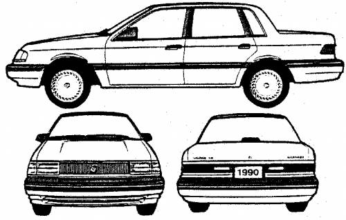 Ford Tempo GS 4-Door (1989)