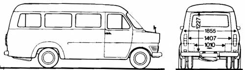 Ford Transit Kombi Mk.I LWB (1968)