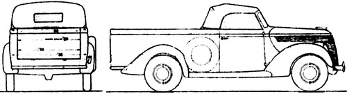 Ford V8 Roadster Utility (1938)