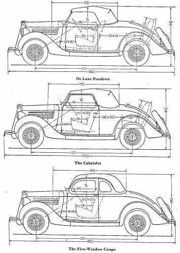 The sportier 1938 Fords