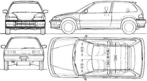 Honda Civic 3-Door (1990)