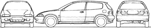 Honda Civic 3-Door (1991)