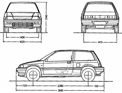 Honda Civic Hatchback GL (1985)