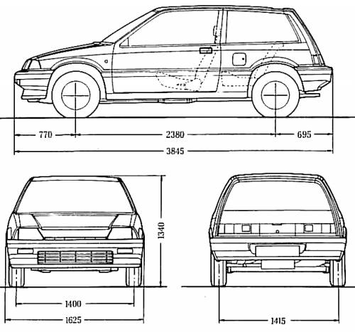 Honda Civic Hatchback GL (1985)