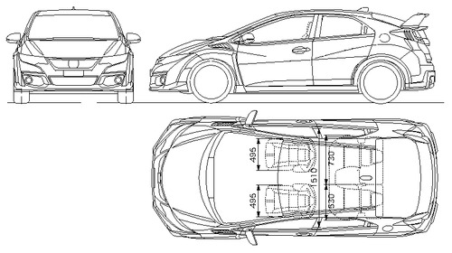 Honda Civic S.9 5-Door Type-R (2015)