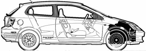 Honda Civic Si 3-Door (2002)
