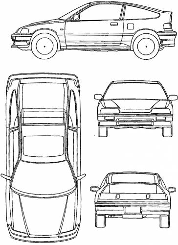 Honda CRX  Mk.2 (1990)