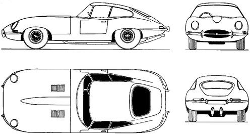 Jaguar E-Type Coupe (1961)