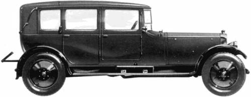 Lanchester 40hp Landaulet (1923)