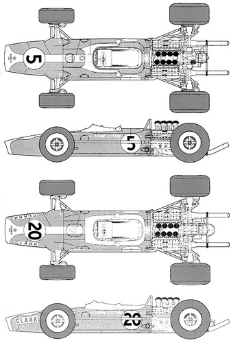Lotus 49 F1 GP (1967)