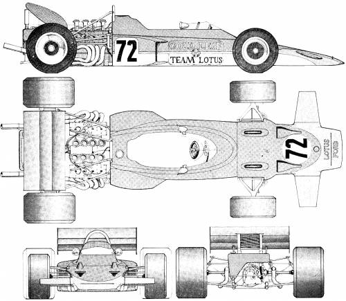 Lotus-Ford 72 F1 GP (1970)