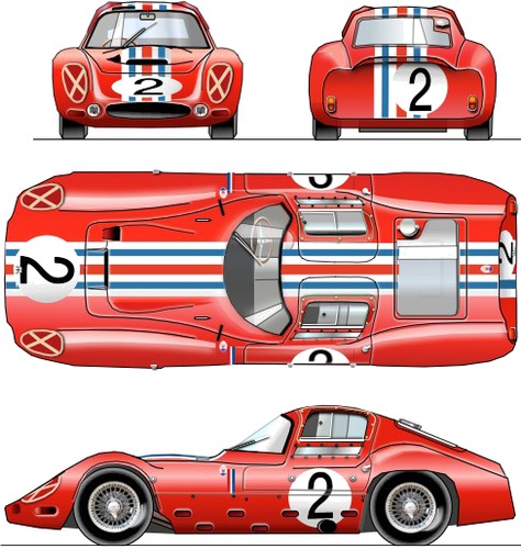 Maserati Tipo 151-2 LM (1963)