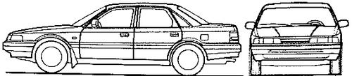 Mazda 626 4-Door (1987)