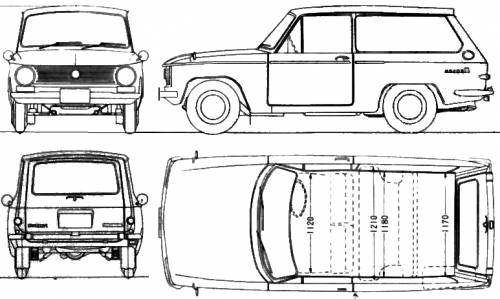 Mazda 800 Estate (1965)
