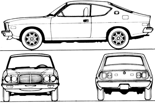 Mazda 929 Luce Coupe (1976)