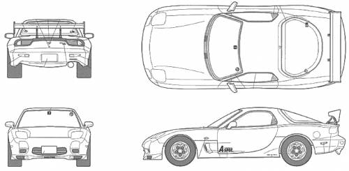 Mazda RX-7 FD3S GT-Wing