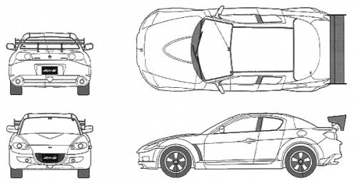 Mazda RX-8 GT-W Wing