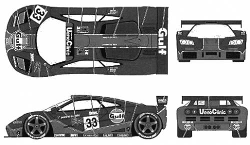 Mclaren F1-GTR LM Gulf (1996)