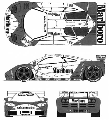 Mclaren F1-GTR Marlboro Zhuhai (1996)