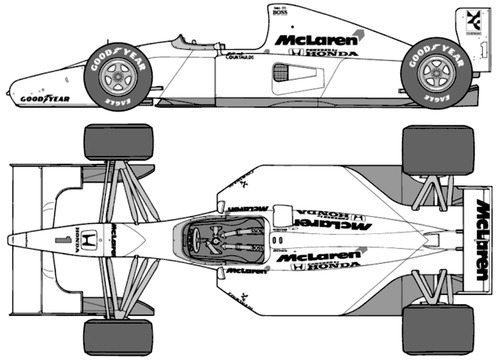 McLaren Honda MP47 F1 GP (1992)