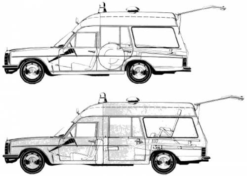 Mercedes-Benz 240D Ambulance (1972)