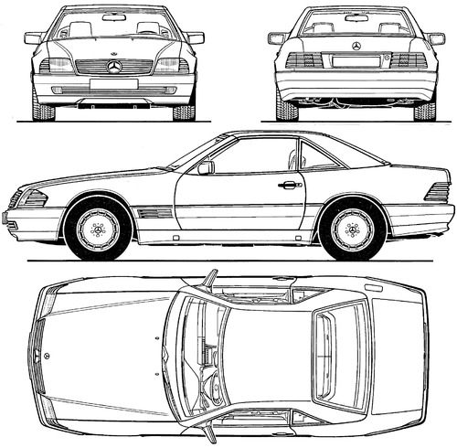 Mercedes-Benz 500 SL (1990)