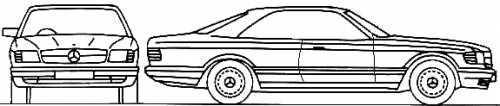 Mercedes-Benz 560SEC (1986)