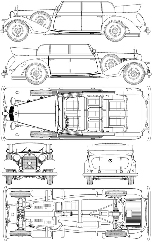 Mercedes-Benz 770 W150 Cabriolet (1940)