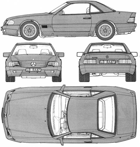 Mercedes-Benz AMG 500SL 6.0 4v (1992)