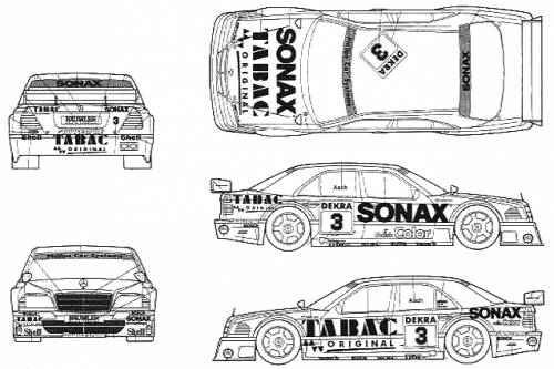 Mercedes-Benz C-Class DTM SONAX TABAC (1994)