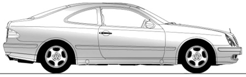 Mercedes-Benz CLK-Class C208
