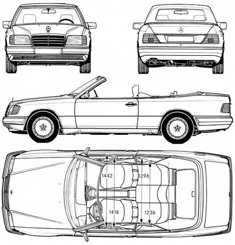 Mercedes-Benz E420 Cabriolet W124 (1994)