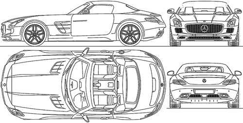 Mercedes-Benz SLS AMG Roadster (2012)