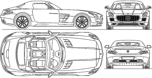 Mercedes-Benz SLS Roadster (2012)